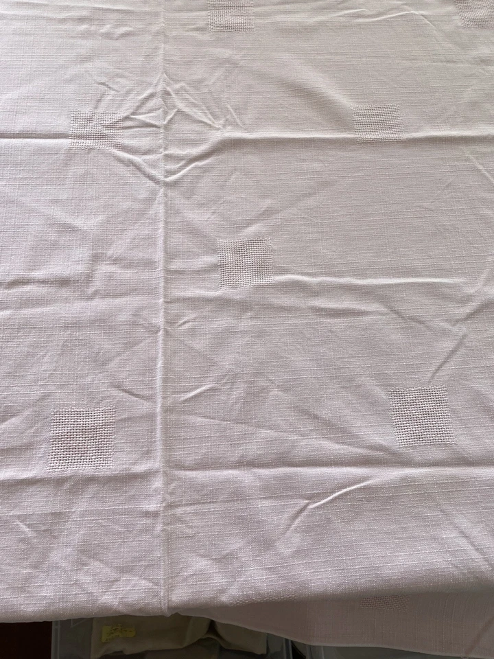 nappe vintage à carreaux en coton rose/7121M0 - Photo 4/4