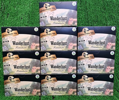 (98,33 /kg) 10x Goldmännchen Tee WANDERLUST Kräutertee 20 Beutel Versand 0 
