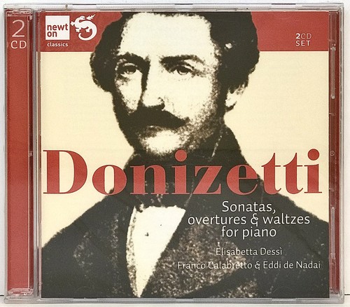 Donizetti: Sonatas Overtures & Waltzes for Piano UK IMPORT 2 CDs 2012 *Sealed* - Afbeelding 1 van 2