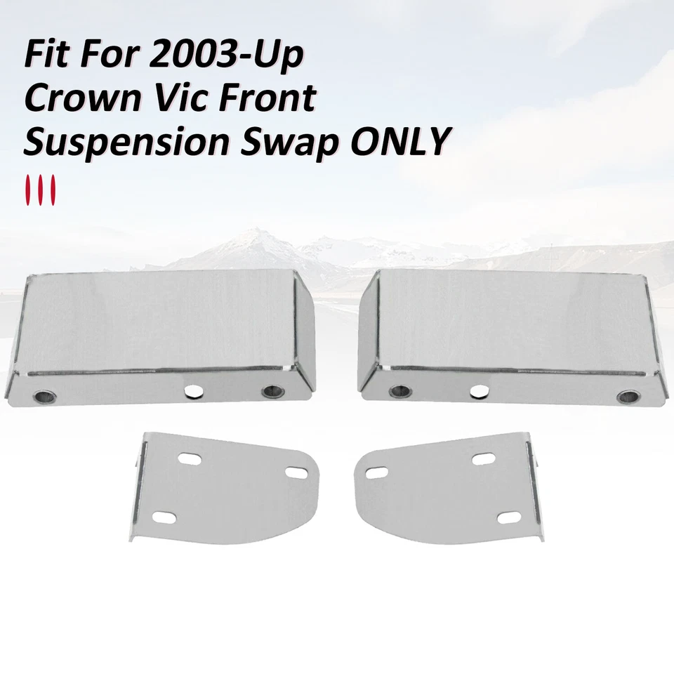 HECASA для Ford F100 Crown Vic пара передних кронштейнов подвески комплект в наличии в США - Изображение 2 из 4