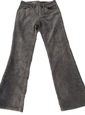 Pilcro Anthropologie The Yaya Corduroy Pants Gray Size 25 New BH303