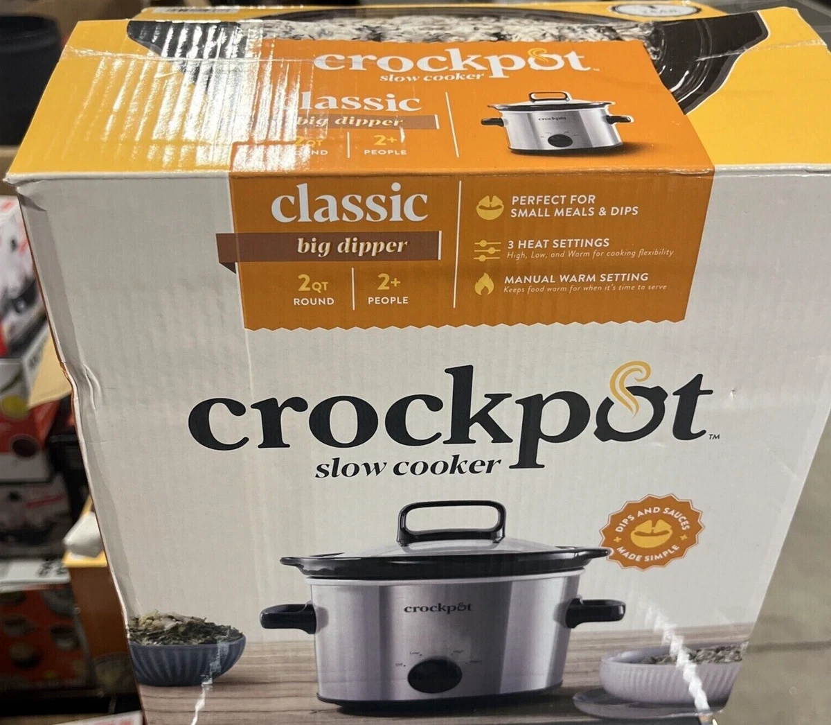 Crockpot 2-Quart Slow Cooker in Stainless Steel