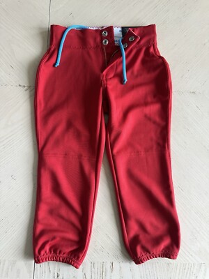 Champro Girls Softball Pants Red Size Small