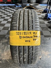 225/35/19 Bridgestone Potenza 88Y 6.20mm Tread PARTWORN TYRE - DOT 46/15 RUNFLAT