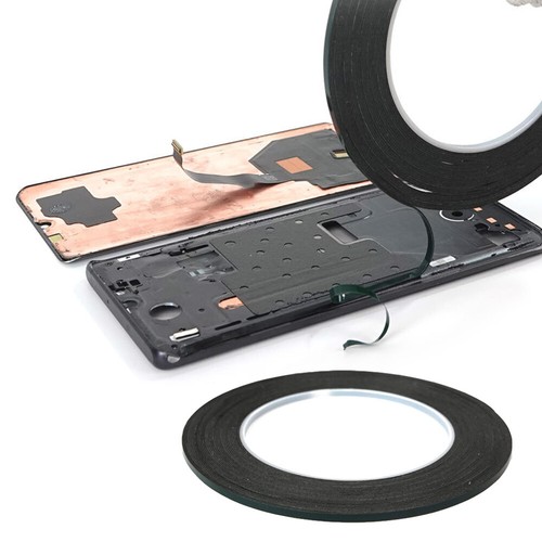 10m Green Membrane Foam Black Double Sided Tape Non-marking Thin Waterproof - - Zdjęcie 2 z 13