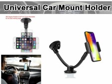 Universal Long Arm Phone Holder in Car Windscreen Mount for iPhone, S21, Huawei