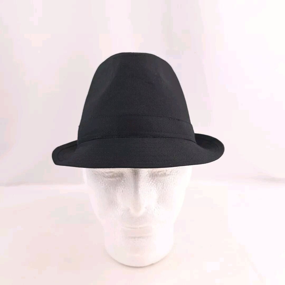 Vintage Cotton Fedora Stone Hat in Sizes Small & Medium-image