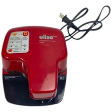 Oliso Smart Vacuum Sealer Red Compact Design for Food Storage