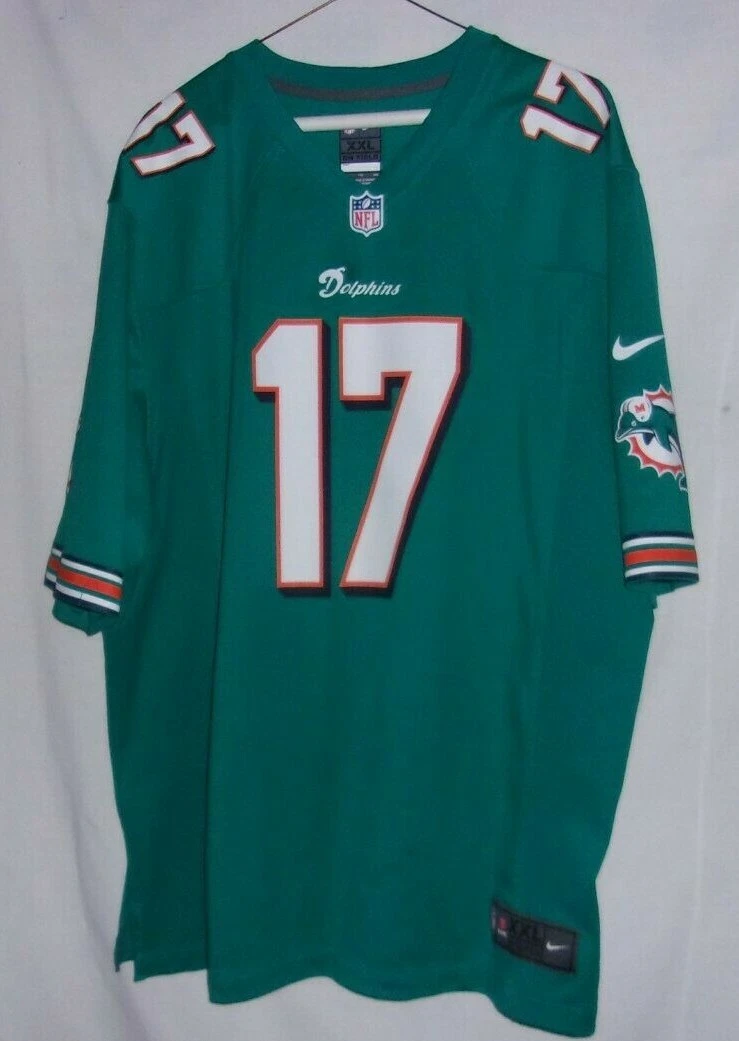 Nike Miami Dolphins Green Jersey 17 Ryan Tannehill SIZE XXL eBay