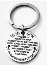 To my Son I'll Always Here For You Keychain