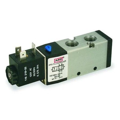 Aro M214ss-024-D Solenoid Air Control Valve,1/2 In,24Vdc