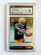 2014 PANINI R & S LONGEVITY GOLD DAVANTE ADAMS RC! 17/25! CSG 9! 1/1! JERSEY #!