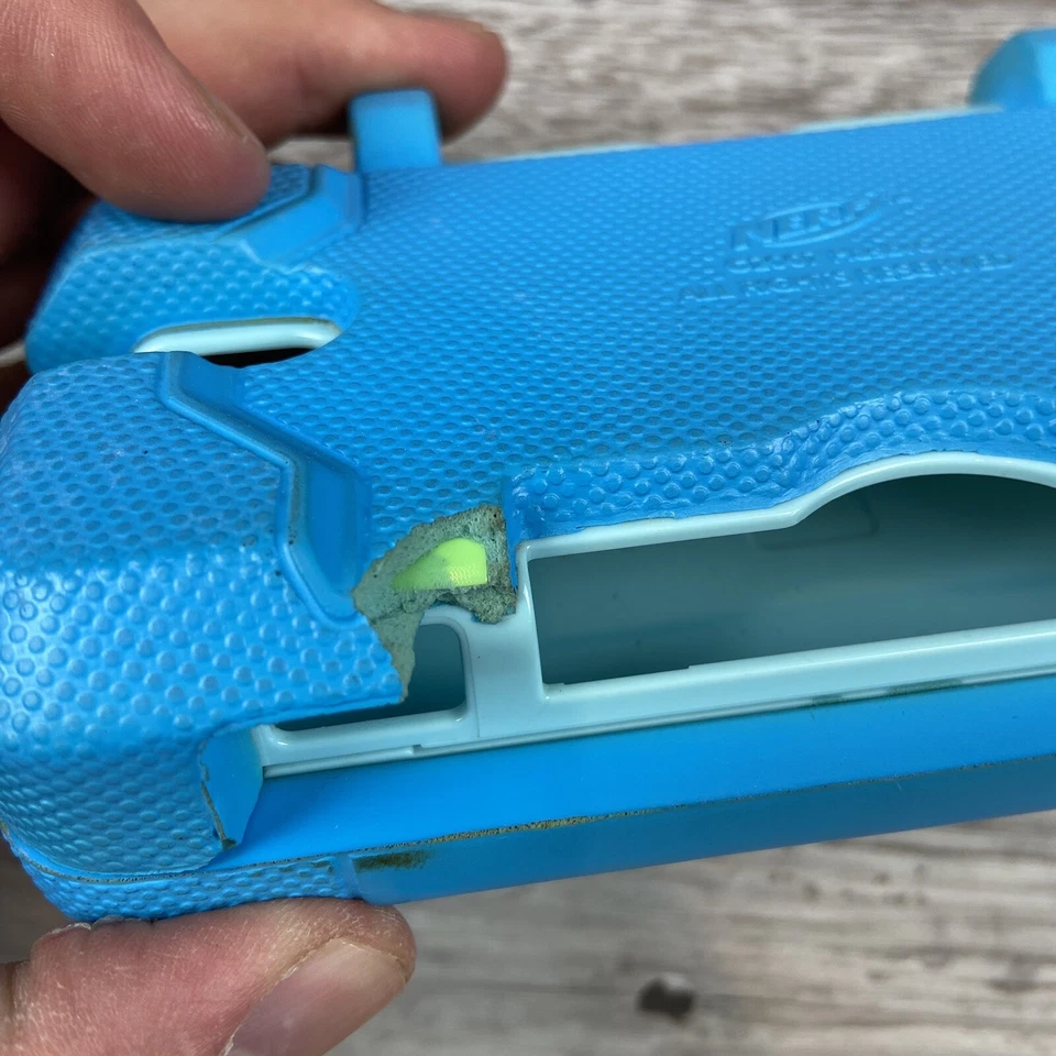 Nerf Armor para Nintendo DS LITE Protección Estuche Duradero Azul Foto 3 de 4