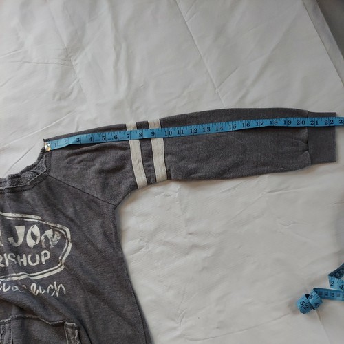 Camisa Pulóver Vintage Años 80 Ron Jon Surf Shop Talla Pequeña Cacao Playa Bolsillos - Imagen 7 de 8