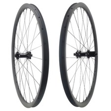 Ruote carbonio bici mtb 29er 33mm larghezza 27mm interno 30mm profondità tubeless UD opaco