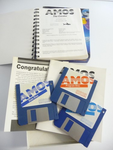 Commodore Amiga Amos The Creator software; vintage gaming coding; Mandarin JawX - Zdjęcie 6 z 10