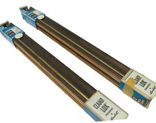 2 Solid Brown Oak Wood Picture Frame Kit NO NAILS 18 X 16 Lambert Clamp-Lok NEW