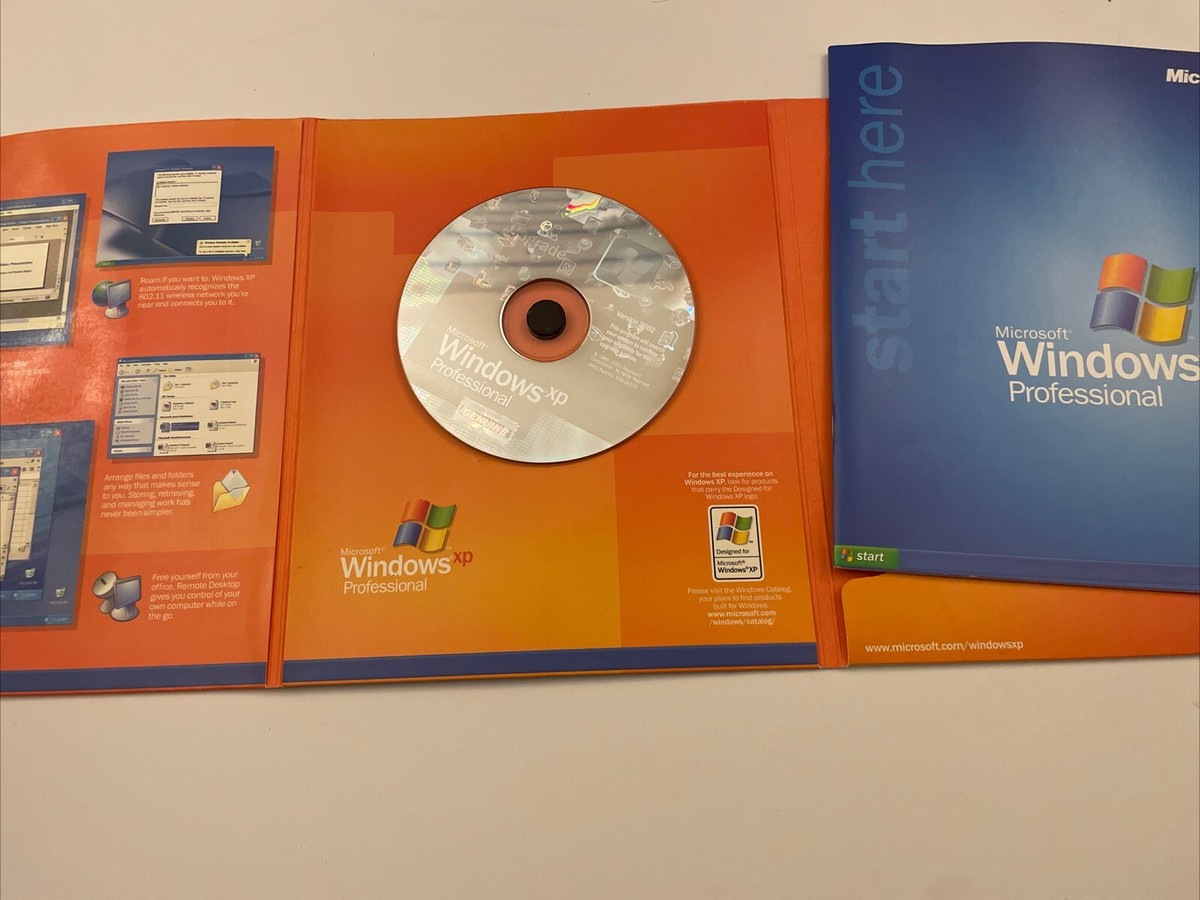 Microsoft Windows XP Professional Version 2002 w/ Product
