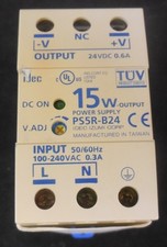 IDEC CORPORATION POWER SUPPLY PS5R-B24, PS5R SERIES, AC-DC, 24V @ 0.6A, 85-264V