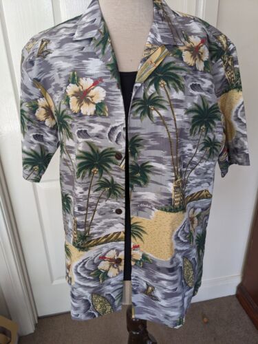 VINTAGE Royal Creations Hawaiian Shirt Mens Medium NEW Made In USA - Picture 2 of 5