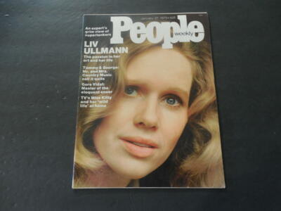 People Jan 27 1975 Liv Ullmann; Gore Vidal;Miss Kitty's Wild Home Life  ID:31329