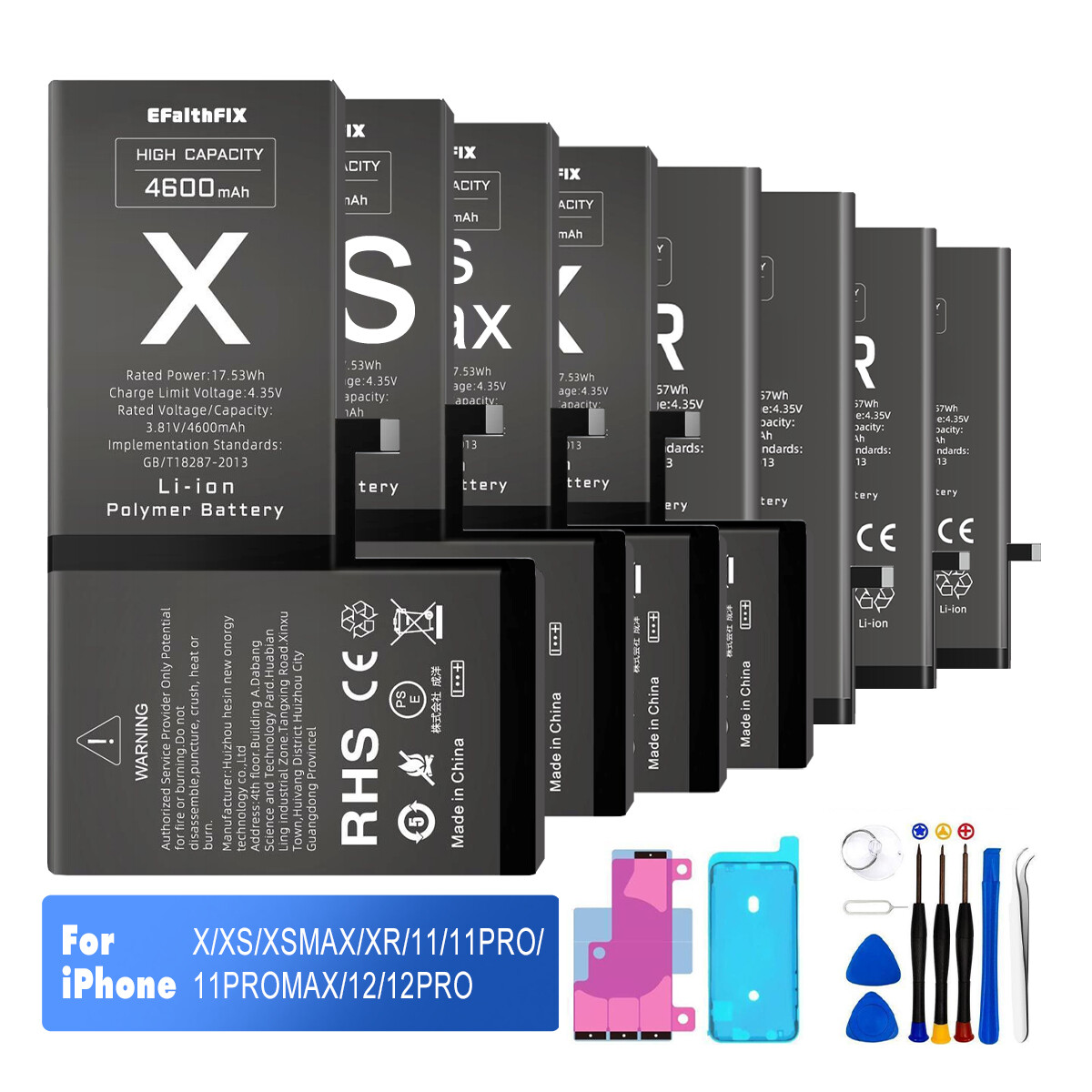 Iphone 12 Pro Max Battery Batterie Interne IPhone 6s Plus X