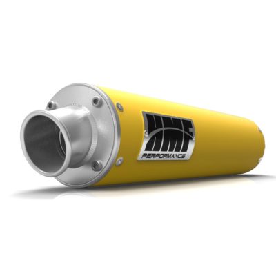 HMF Performance Slip On Exhaust Pipe Muffler Yellow Bombadier Can Am DS650