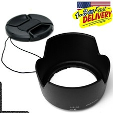 HB-34 Lens Cap Lens Hood for Nikon AF-S DX Zoom-NIKKOR 55-200mm f/4-5.6G ED
