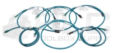 LOT OF 6 NEW EMPIRE EWS-4809-M1 INDUSTRIAL ETHERNET CABLE, GREEN, 1m, 57762