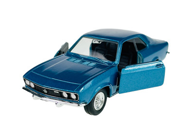 WELLY 1970 OPEL VAUXHALL MANTA A BLUE 1:34 DIE CAST METAL MODEL NEW IN BOX