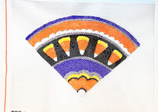 Halloween Ornament Needlepoint Canvas on 18 mesh Zweigart Handpainted Candy Corn