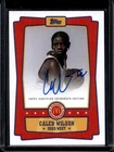 Caleb Wilson 2025 Topps Chrome McDonald's #EA-CW On Card Paper Auto