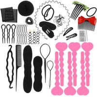 FrisöR ZubehöR Geflochtene Haarspangen Haarstyling-Werkzeuge Haarstyling-Set
