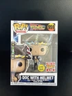 Funko Pop! Movies: BACK 2 THE FUTURE POP T Exclusive GLOW DOC With HELMET