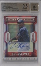 2014 Elite Extra Edition Inspirations Die-Cut Signatures Josh Ockimey Auto 8p8
