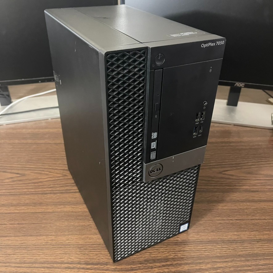 Dell Optiplex 7050 MT Intel i7-7700 3.6GHz 16GB RAM 250GB SSD Radeon 450 GPU 11P