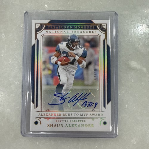 Shaun Alexander #18 2025 Panini National Treasures Treasured Moments card
