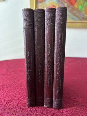 Vintage Public Speaking Library Orator Series Books, Pattison Kline, 1930