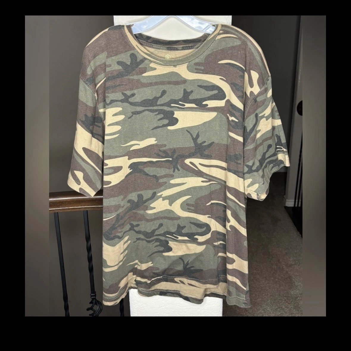 Game Winner Men's Camouflage 100% Cotton Short Sleeve Tee Size 2X