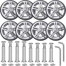 Luggage Suitcase Replacement Wheels 55mm Wear-Resistant Mute Suitcase Luggage 8
