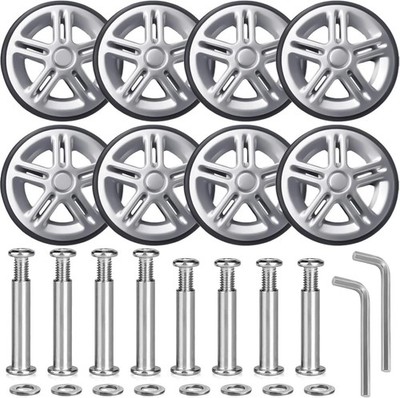 Luggage Suitcase Replacement Wheels 55mm Wear-Resistant Mute Suitcase Luggage 8