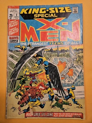 X-MEN King-Size Special #2 vintage Marvel comic book 1971 VERY GOOD+ Annual