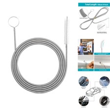 Flexible Drain Brush 61 Inch Pipe Cleaning Brush Hose Tube Cleaner Nylon Handle