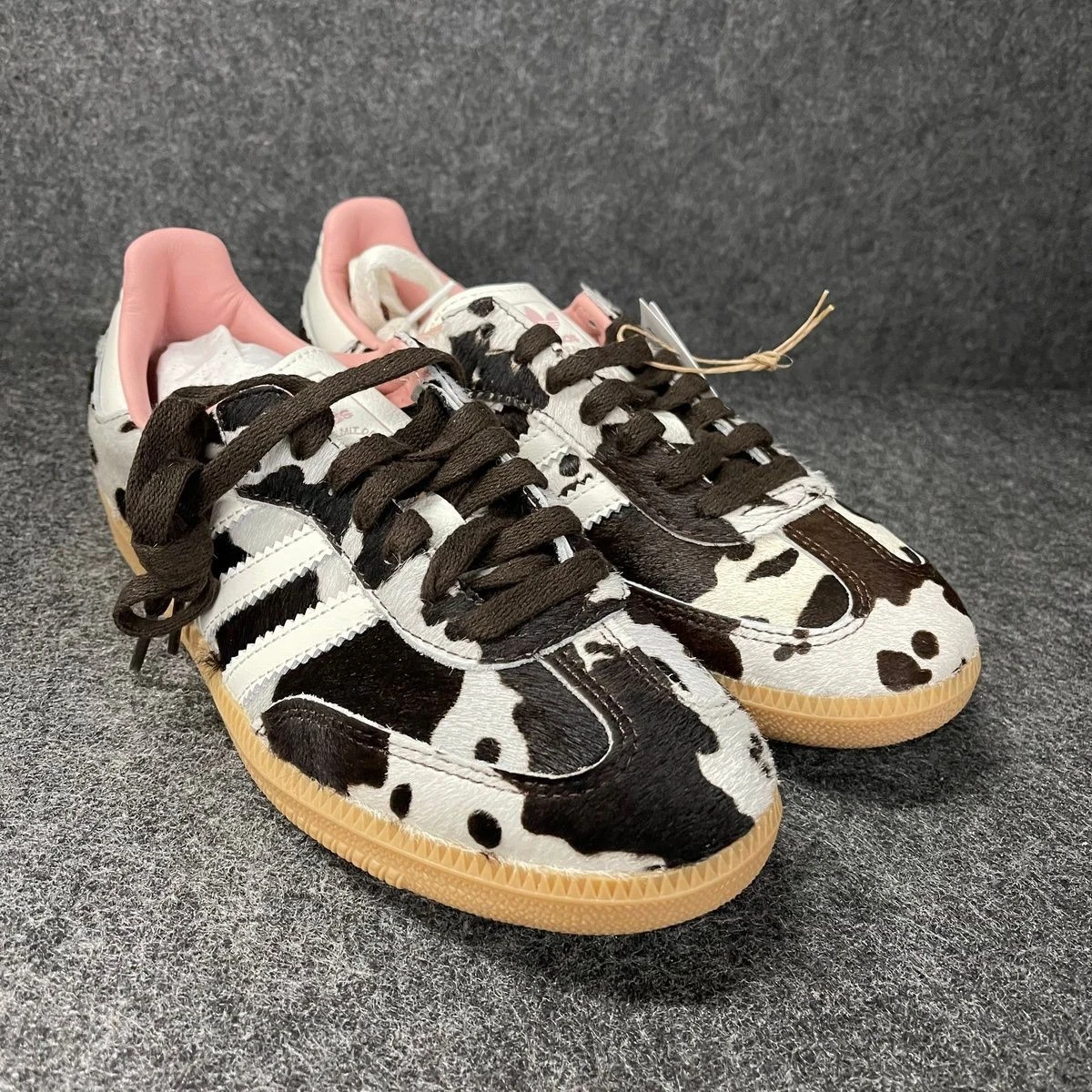 adidas gazelle silver green womens Adidas Samba OG Cow Print  Newcop
