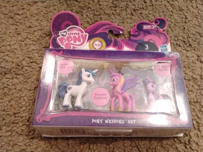 My Little Pony Wedding Set Shining Armor, Princess Cadance Twilight Sparkle Mini