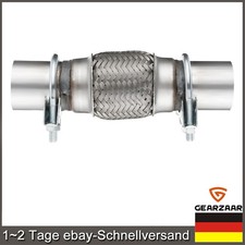 Flexrohr + 2x Schellen 45x100/210mm Universal passt für Opel Ersatz für Seat