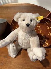 "GIENGEN TEDDY BEAR 1906" STEIFF REPLICA # 0167/32 GREY  MOHAIR, 1986-90