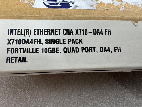 NUOVO Intel X710-DA4 FH 10GbE Quad Port PCIe scheda di rete convergente scheda CNA - Foto 2 di 5