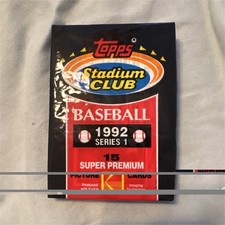 Topps Stadium Club 1992 Series 1 Baseball Pack - 15 Cards (1 Pack) MLB