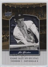 2008 Upper Deck Yankee Stadium Legacy Joe Gordon #YSL1625 HOF 0q3